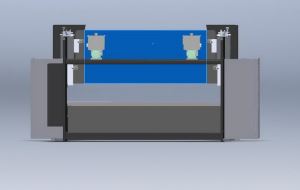 ہائبرڈ CNC پریس بریک / ہائبرڈ پریس بریک 125T4000