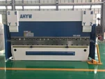 AHYW 100T 4Mtr دھاتی موڑنے والی مشینیں 4 محور۔