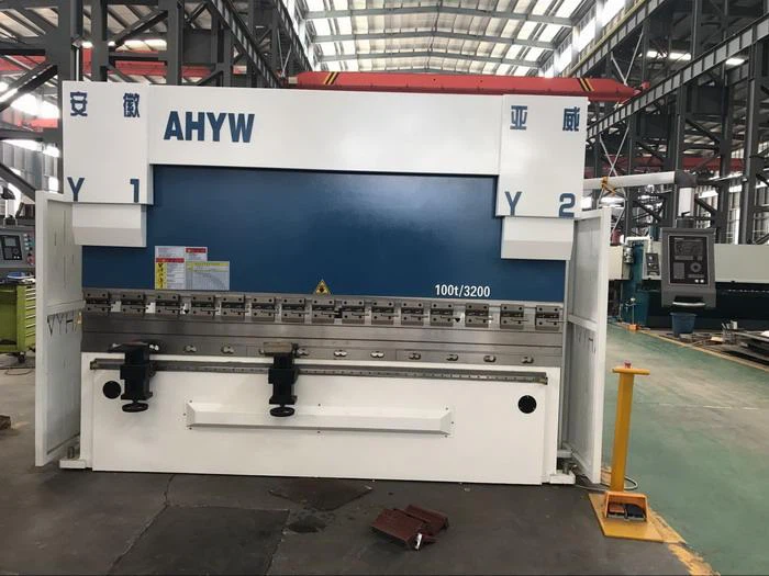 China AHYW Yawei DA52S 4 axis CNC Press brakes 100T3M sheet metal bending machines